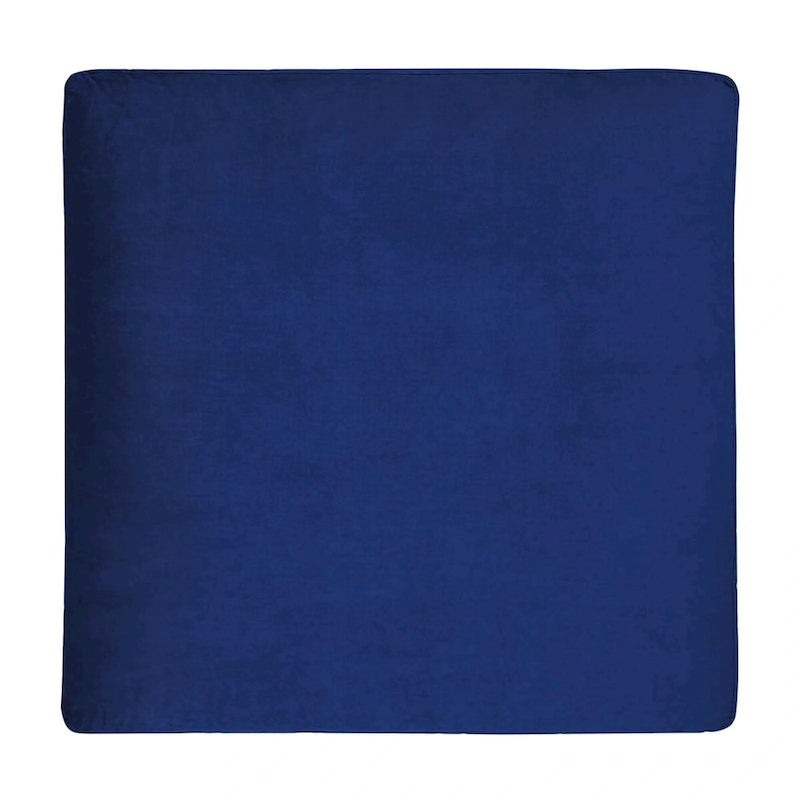 Down Filled Overstuffed Performance Velvet Ottoman