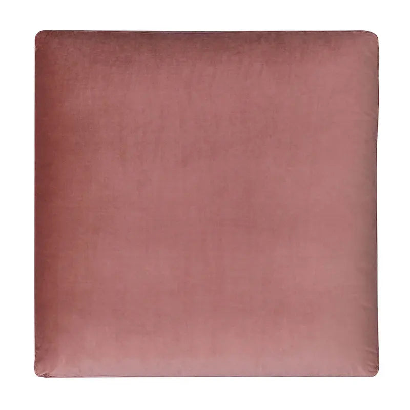 Down Filled Overstuffed Performance Velvet Ottoman