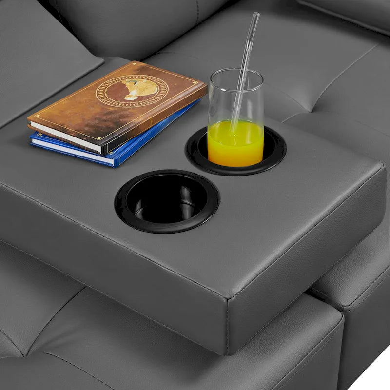 Faux Leather Convertible Futon Sofa Bed 3-In-1 Adjustable Futon Couch