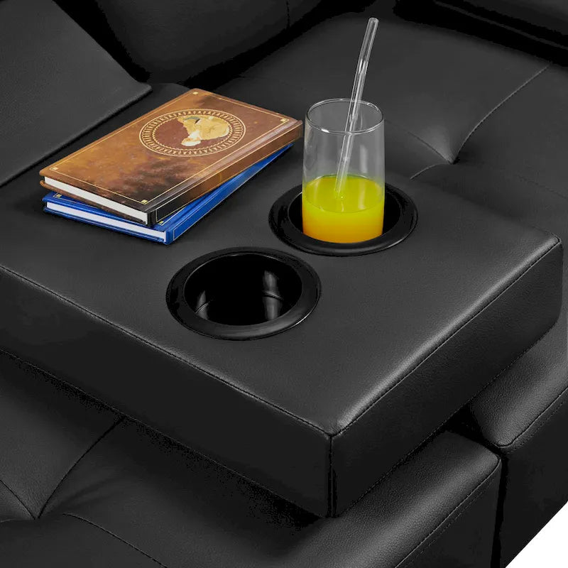 Faux Leather Convertible Futon Sofa Bed 3-In-1 Adjustable Futon Couch