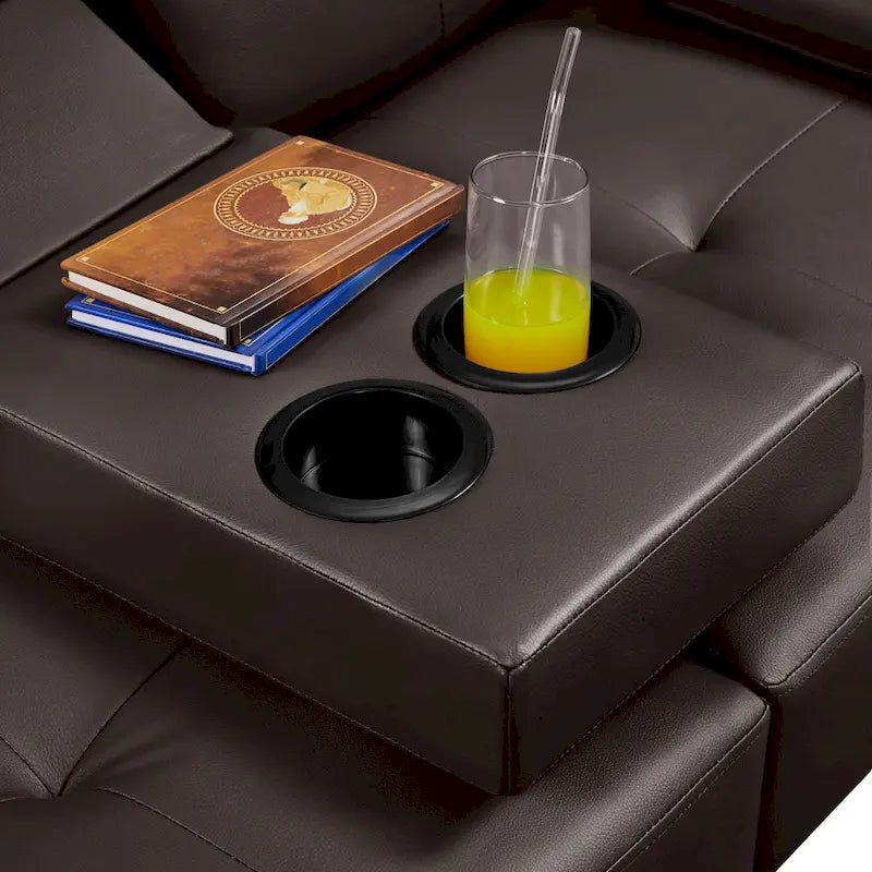 Faux Leather Convertible Futon Sofa Bed 3-In-1 Adjustable Futon Couch