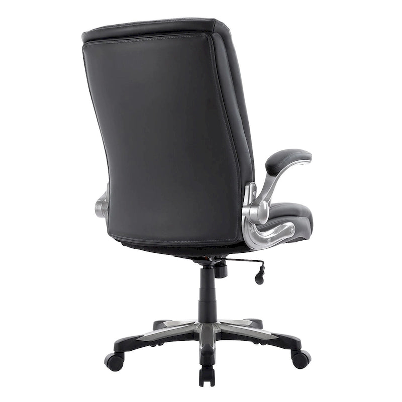 Large Heavy Duty High Back Executive Computer Office Desk Chair Flip-up Arms Wide Thick Seat for Home Office 400LBS
