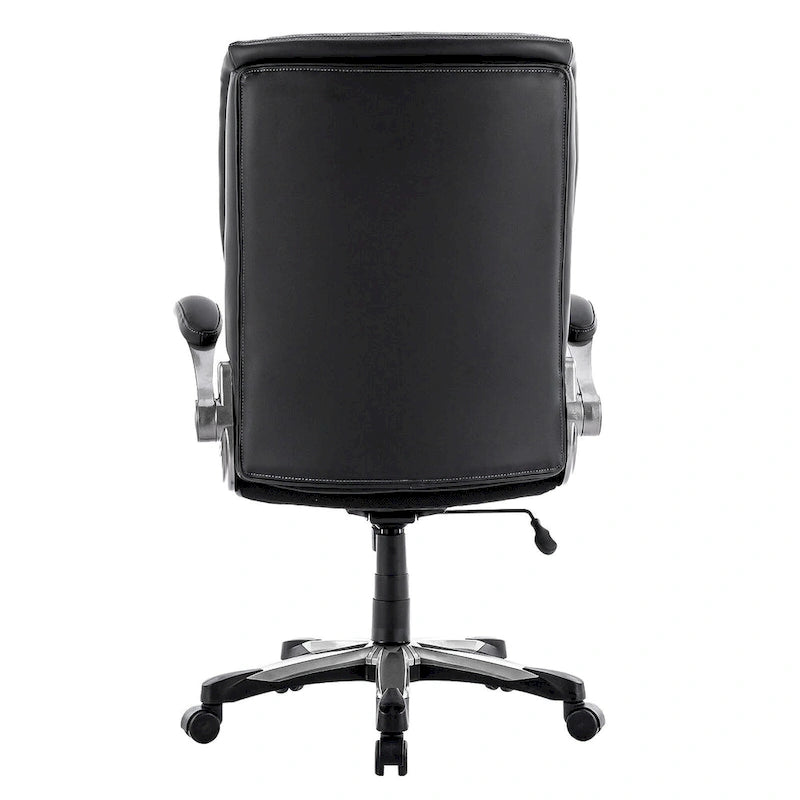 Large Heavy Duty High Back Executive Computer Office Desk Chair Flip-up Arms Wide Thick Seat for Home Office 400LBS