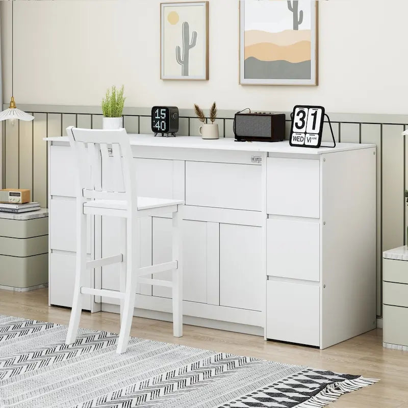 Full Size Murphy Bed with Drawers