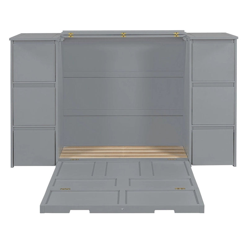 Full Size Murphy Bed with Drawers