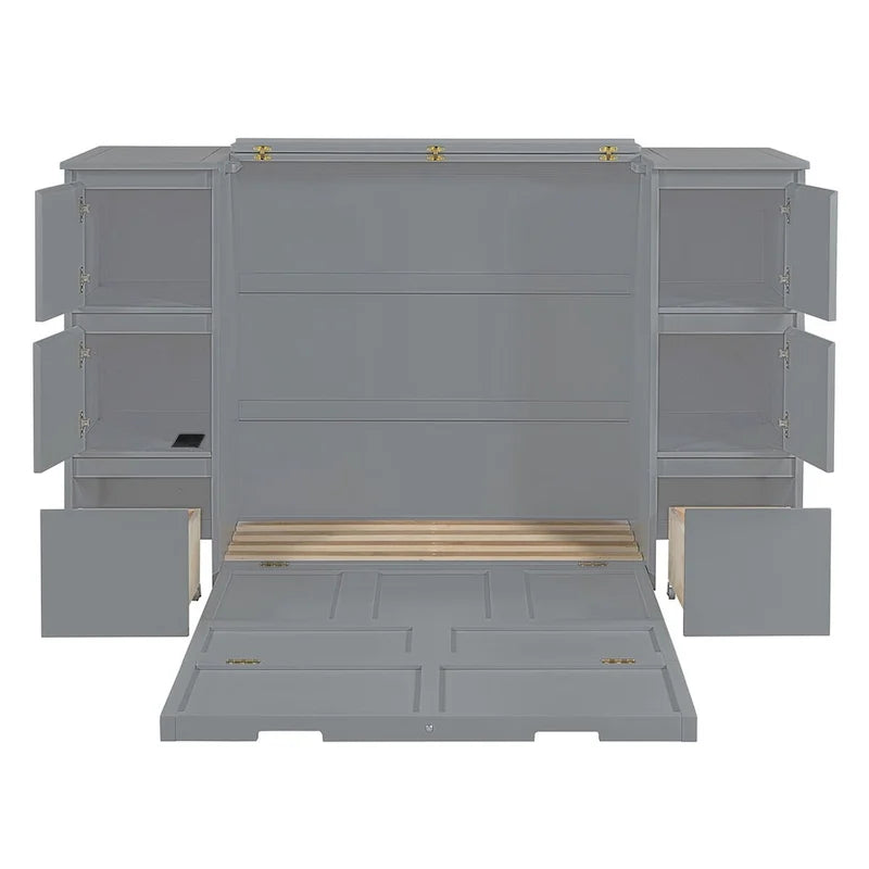 Full Size Murphy Bed with Drawers
