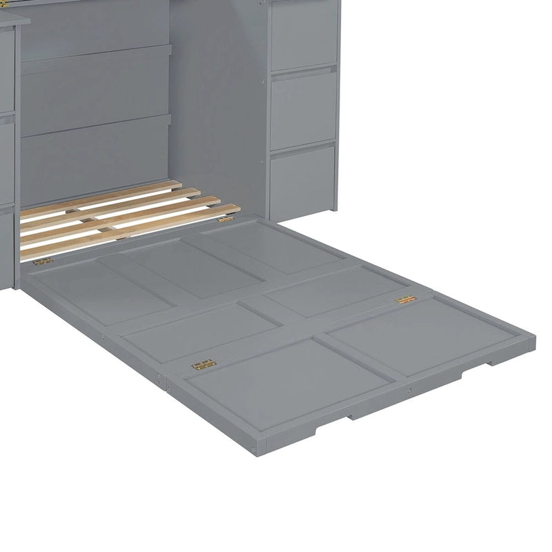 Full Size Murphy Bed with Drawers