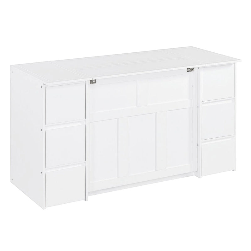 Full Size Murphy Bed with Drawers