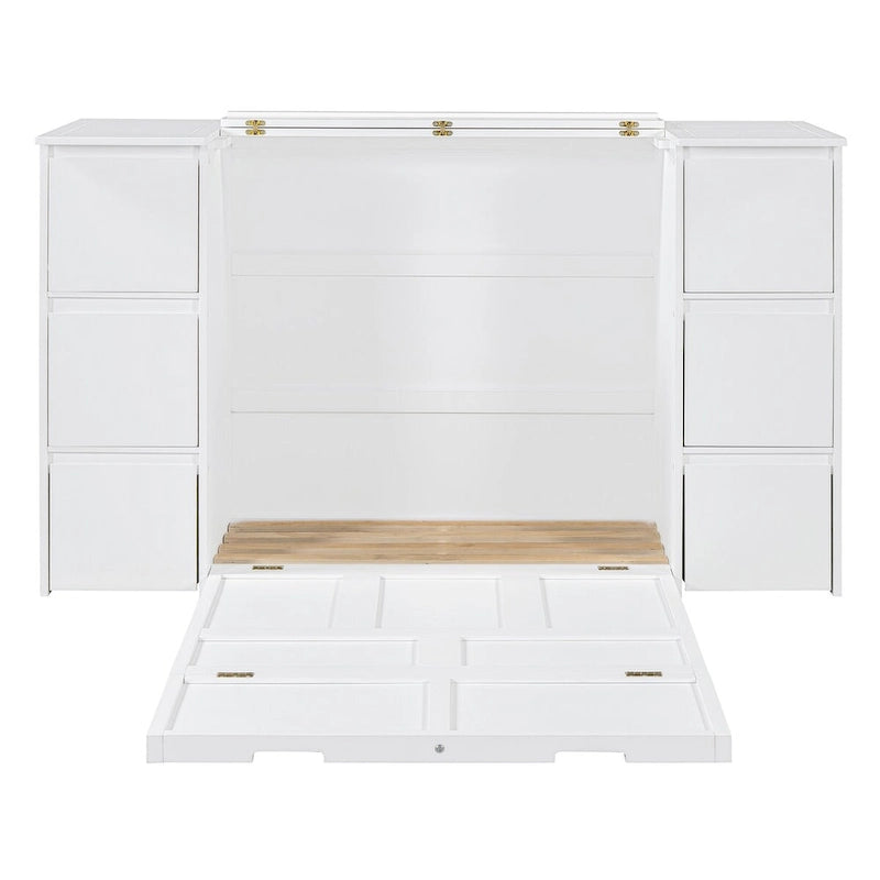 Full Size Murphy Bed with Drawers