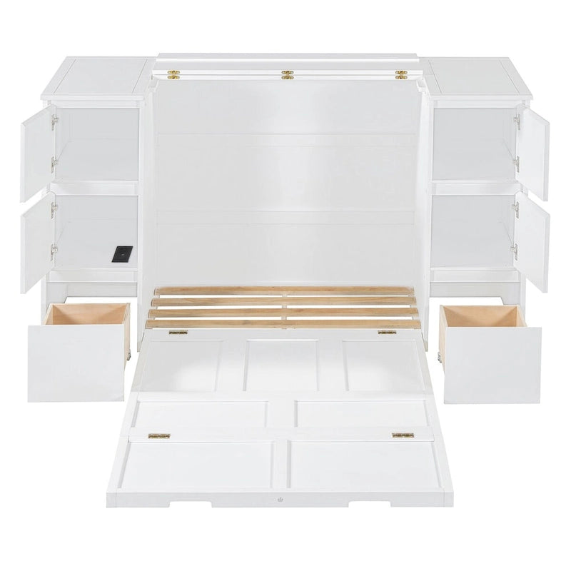 Full Size Murphy Bed with Drawers