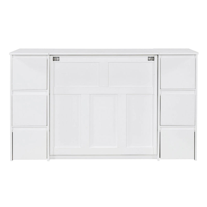 Full Size Murphy Bed with Drawers