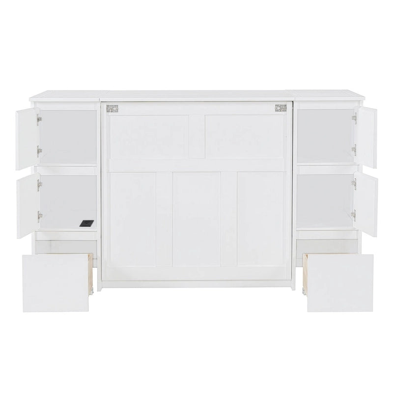 Full Size Murphy Bed with Drawers