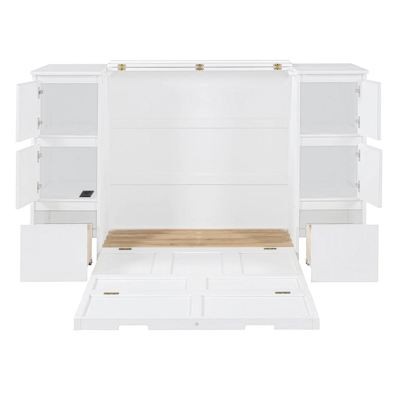 Full Size Murphy Bed with Drawers